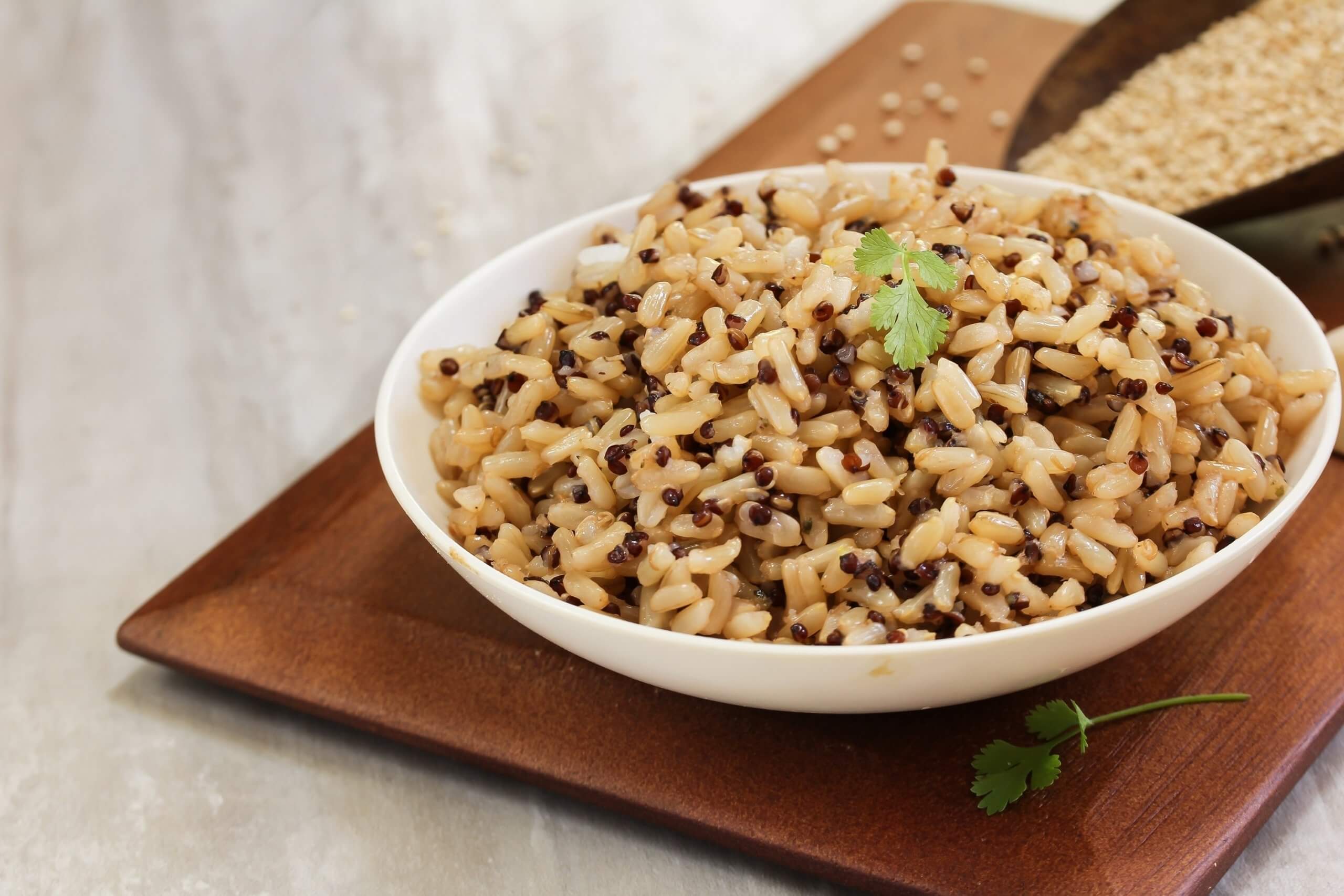 Quinoa and Brown Rice